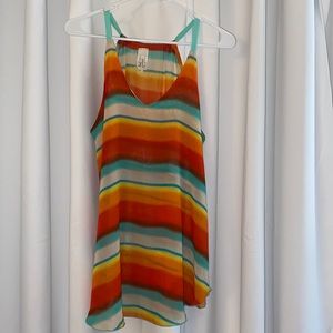 Serape sheer tank